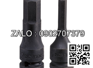 Đầu tuýp mũi lục giác(hex) Asaki 1/2xH10x55mm Mạ crom AK-7287
