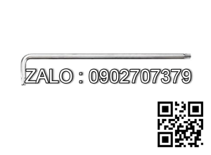 Chìa vặn hoa thị(torx) TOPTUL T15 loại dài
(extra long) Mạ crom AIAE1510