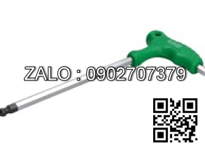 Chìa vặn lục giác bi TOPTUL 4mm cán bọc
nhựa(chữ T) Mạ crom AGCD0414