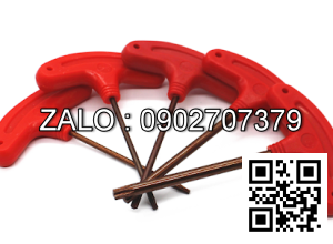Chìa vặn hoa thị(torx) TOPTUL T50 cán bọc
nhựa(chữ T) Mạ crom AIED5027