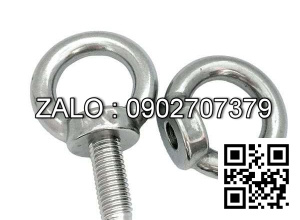 Móc Cẩu Hàng Ren Ngoài - Khoen Ren M10 - M12 Inox 304