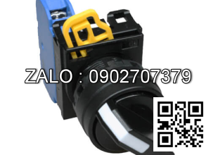 Công tắc xoay 2 vị trí tự trả, 2NO, phi 22