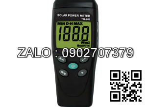 Thiết bị đo bức xạ mặt trời Tenmars TM-206 (2000 W/m2)