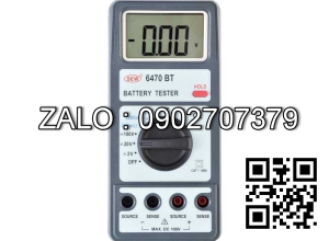 Thiết bị kiểm tra PIN SEW 6470 BT (0-100V, 0-20 Oh