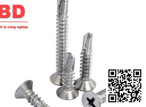 Vít máy Inox đầu bằng M6 50 mm - 20Chiếc/Gói