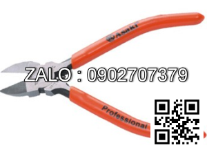 Kìm cắt mỏ chéo cán bọc nhựa Mạ
crom Asaki 6/150mm AK-8146