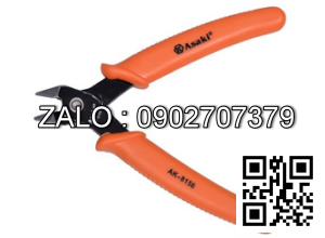 Kìm cắt chân mạch điện tử cách điện thường Asaki 5/125mm AK-8156