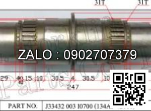 Cốt hộp số cơ 31T*31T