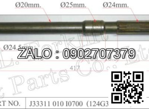 Cốt hộp số 18T*13T 18T*417	 124G3-42031