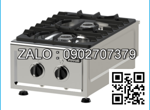 Bếp Âu 2 họng dùng gas để bàn Nayati NGOB 4-60 AM
