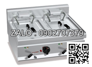 Bếp chiên nhúng đôi Berto's E7F10+8B