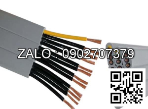 Dây cáp dẹt 4C x 2.5 mm, dùng cấp nguồn điện động lực