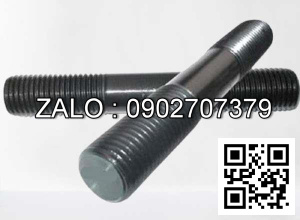 Gu Zông Thép ( Gu Dông ) Mạ Kẽm Ren 2 Đầu - Gu Dông Tiện 2 Đầu Ren