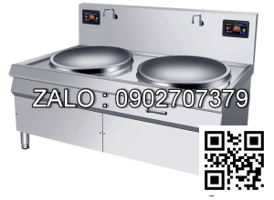 Bếp từ Okasu công nghiệp đôi 15KW mặt phẳng BT15-P2