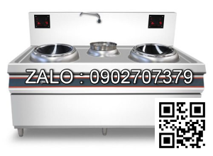 Bếp từ Okasu công nghiệp đôi 15KW mặt lõm BT15-L2