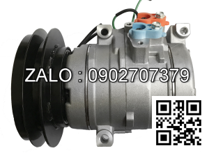Lốc điều hòa ( Lốc máy lạnh ) Máy Xúc DENSO 10S15C