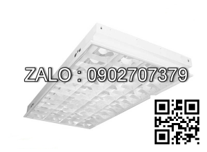 Máng đèn huỳnh quang âm trần Paragon 36/40W T8-T10 PRFA436 1216x606x88mm-(4 bóng)