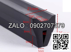 Nêm hình chữ H dày 14-15mm