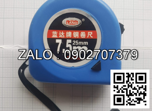 Thước dây Lô Ban 7,5m đỏ bản rộng 25mm