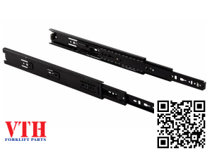 Ray bi 3 tầng-Bản 35 (Sắt dày 0.9*0.9*0.9ly) 400 KM Trắng/Đen