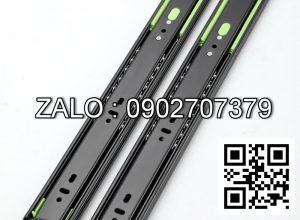 Ray bi giảm chấn-Bản 45 (Sắt dày 1.0*1.0*1.2ly) 300 KM Màu Trắng/Đen