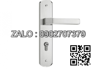 Khóa cửa nẹp Vickini 37918.102 inox bóng mờ ruột chốt