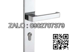 Khóa cửa tay gạt Vickini 35128.102 CP crom bóng 2 đầu chìa