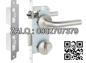 Khóa cửa phân thể Vickini 37115.101 inox mờ ruột chốt