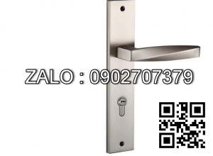 Khóa cửa tay gạt Vickini 35582.102 MSN ken xước mờ 2 đầu chìa