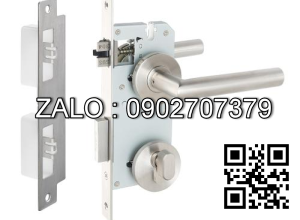 Khóa cửa phân thể Vickini 37103.102 SSS inox mờ ruột 2 đầu