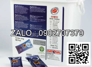 Hóa chất viên màu xanh boiler, 150 viên/ 1 thùng