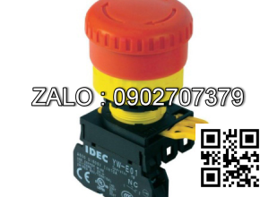 Nút dừng khẩn cấp IDEC YW1B-V4E02R 2NC 22mm (Đỏ)