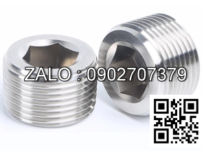 Nút ren ngoài BSPT - INOX 304 DN20