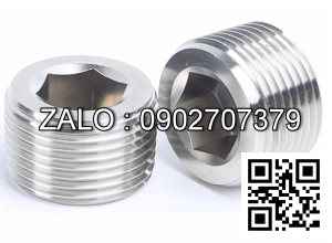 Nút ren ngoài BSPT - INOX 304 DN65