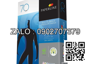 giấy in màu Paper Line A4 500 Tờ xanh