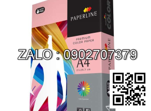 giấy in màu Paper Line A4 500 Tờ hồng
