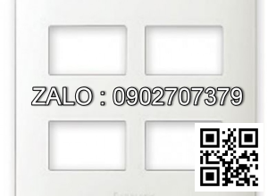 Mặt công tắc dùng cho 4 thiết bị Panasonic WEV68040MH