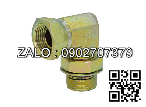 Co nối góc 90o răng ngoài thủy lực có CONE/ NPT 1JT9-06-04SP 9/16