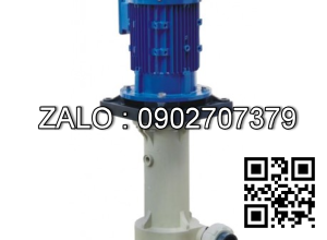 Bơm trục đứng (ngâm trong bình chứa) - Máy bơm hóa chất Qeehua