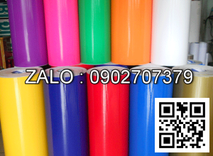 Giấy cắt decal khổ rộng 0.6m/cuộn , màu trắng