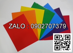 Giấy decal A4, màu đỏ