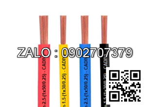 Dây điện bọc nhựa PVC CADIVI 1 lõi VCm-10(7x12/0.4) - 450/750V
