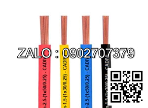 Dây điện bọc nhựa PVC CADIVI 1 lõi VCm-2.5-(1x50/0.25) - 450/750V