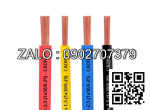 Dây điện bọc nhựa PVC CADIVI 2 lõi VCmo-2x6(2x7x12/0.3) - 0.6/1KV
