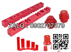 Giá đỡ thanh đồng Gama EL-409 4P, 4x2 rãnh 11mm, 4x2 rãnh 6mm