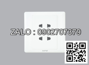 Bộ 2 ổ cắm 2 chấu MPE B2US2