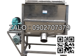 Máy trộn nguyên liệu nằm ngang inox MTI-02