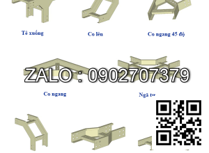 Co xuống thang cáp 400x100mm, 1.2mm