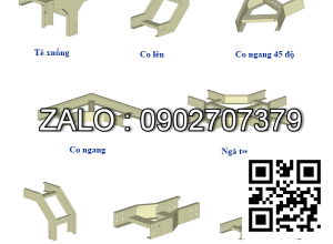 Co xuống thang cáp 150x150mm, 1.2mm