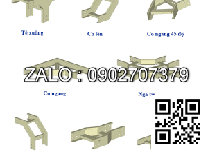 Co xuống thang cáp 400x150mm, 1.2mm